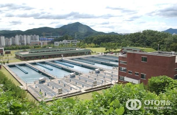 청계통합정수장 전경