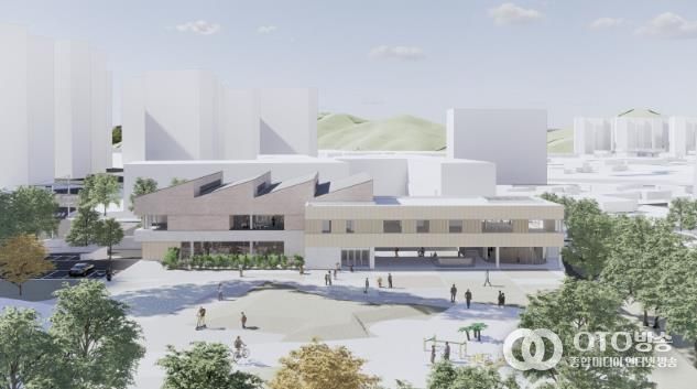 (가칭)봉담와우복합문화도서관 조감도