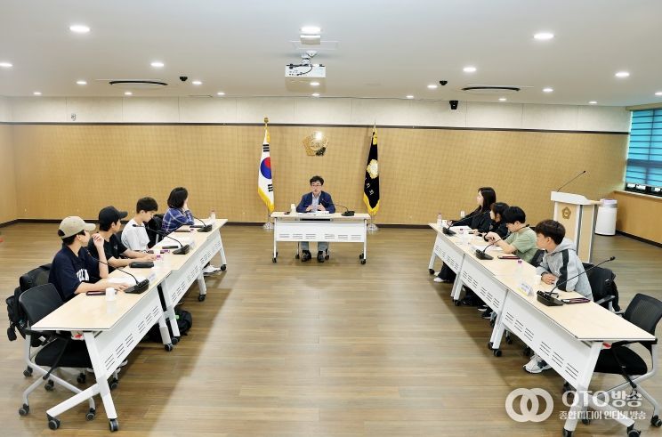 김태흥 부의장, 의왕시 대안교육기관 학생들과 시의회 참관 함께 해