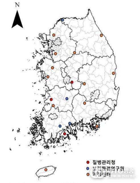참여기관 및 감시지점