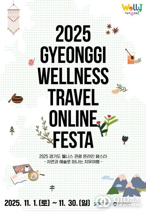 2025 경기도 웰니스 관광 온라인 페스타_포스터