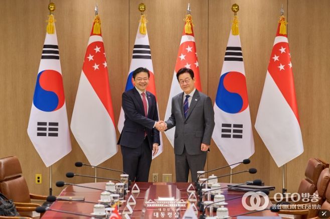 한국·싱가포르 정상회담(대통령실)