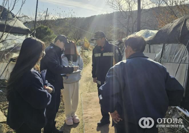수원시 장안구 연무동, 겨울철 대설 대비 주거용 비닐하우스 점검