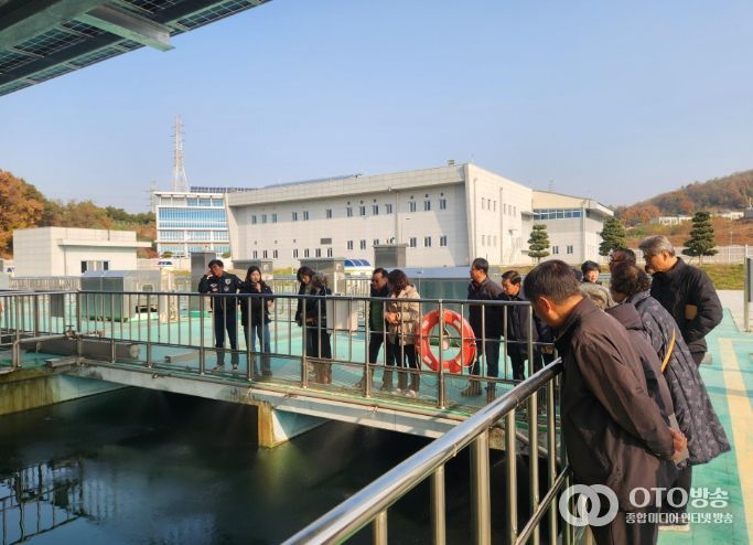 청주시 남일면 이장단, 지북정수장 견학