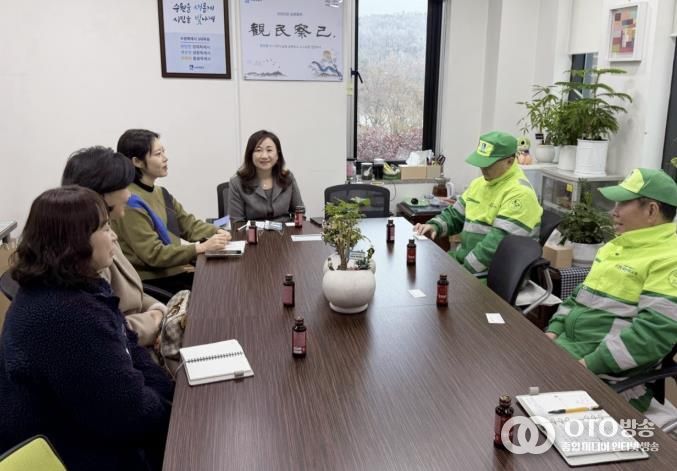 수원시 장안구 조원2동, 생활폐기물 수거 대행업체와 소통간담회 실시