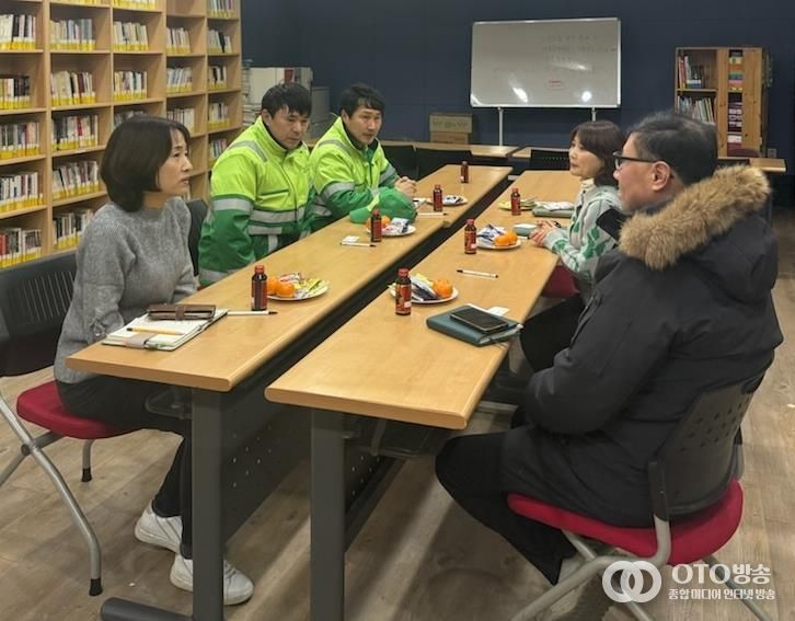 수원시 팔달구 인계동, '환경관리원‧생활폐기물 수집‧운반 대행업체' 간담회 개최