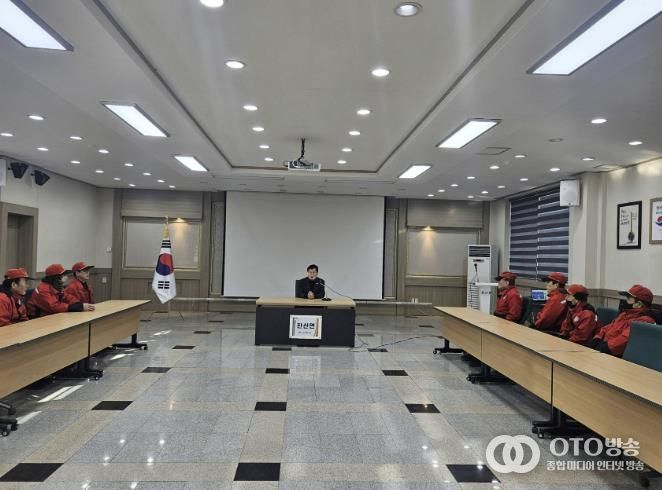 서천군 한산면, 봄철 산불유급감시원 안전보건교육 실시