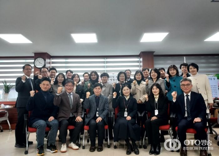 수원교육지원청, 신임 교(원)장 차담회 개최