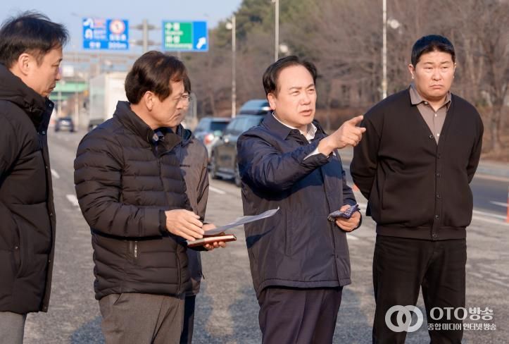 오산시, 세교6단지 남측 서부로 진입램프 현장점검